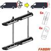 Fabbri KIT trasformazione da PORTABICI IN PORTASCI FABBRI per portabici doppia porta nero