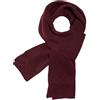 Enter the Complex® Sciarpa merino in 100% lana merino sostenibile, da donna e da uomo, a maglia, invernale, corta, Nero , 140 x 25 cm