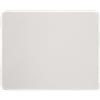 Kriture Tappetino per Mouse con Bordo Cucito, Base in Gomma Antiscivolo, Tappetino per Mouse con Testura Premium e Impermeabile per Computer, Laptop, Ufficio e Casa, 260x210x3mm, Bianco