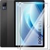 zZjoOoj Pellicola protettiva compatibile con DOOGEE U13 per vetro temperato, 2 pezzi, durezza 9H, protezione per lo schermo, anti-bolle, vetro di protezione in vetro temperato, HD Clear