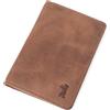 Berliner Bags Porto Portacarte Slim Uomo in Vera Pelle con Protezione RFID, 8 Carte, Tasca per Banconote, Scatola Regalo - Marrone