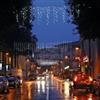 Luci da Esterno Stalattite 6 x 1,25 metri, 240 LED Bianco Caldo, Effetto Flashing, Prolungabile