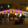 Luci da Esterno Tenda Luminosa 4 x 1,20 metri, 240 LED RGB con Telecomando, Prolungabile