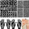 RIVIEVAL Kit stencil tatuaggi temporanei, 14 modelli di arte corporea per donne, ragazze, adolescenti e bambini (C)