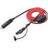 AAOTOKK 16AWG Spina Accendisigari Maschio a SAE Maschio Sgancio Rapido Connettore di Disconnessione Adattatore prolunga Cavo Ricarica con Fusibile e Interruttore(2,4M/7,8Piedi-M)