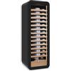 Frigo vetrina per Vino a refrigerazione ventilata. Capacità 90 bottiglie - Dim.cm. 54x55x160H. - Colore Nero