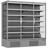 Murale Espositore refrigerato 3 porte e 3 lati in vetro. Lt. 1939 - Dim.cm. 183,5x74x201h. Temp. +1°/+10°C