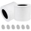 Puasok 2 Filtri di Ricambio Core Mini-RF Compatibili con il Purificatore d'aria LEVOIT Core Mini, Filtro di Ricambio Co re Mi ni 3 in 1, Filtro a Carbone Attivo ad Alta Efficienza, 6 Tamponi Aromatici