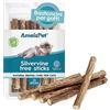 AmeizPet Erba Gatta Secca Per Gatto Pronta, Naturale Bastoncini Matatabi Per Gatti - Bastoncini Da Masticare, Silvervine Pulizia Denti Per Gatti 12 Pcs