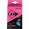 DUNLOP 40+ NITRO GLOW 6BALL (YELLOW/ORANGE/BLUE) Confezione 6 paline ping pong