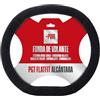 +PWR Car Parts PGT FlatFit Alcantara Coprivolante per Peugeot. Design per Volanti a Base Piatta. Finitura Sportiva in Alcantara. Morbido al Tatto e Antiscivolo. Misure 36,5 x 33,5 cm