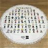 Peanuts Worldwide LLC. Snoopy Museum TOKYO Limited Nuovo Tappetino Rotondo 72 Personaggi Tappetino R...