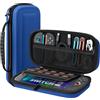 TiMOVO Custodia per Nintendo Switch 2 2025, Cover Custodia da Viaggio Portatile Rigida Protettiva di Grande Capacità per Switch 2 Console e Accessori,con 10 Slot per Schede di Gioco e Tasche,Blu Scuro