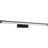 Eglo LED lampada specchio Vadumi, luce bagno, illuminazione specchio in plastica nero e bianco, luce neutra, IP44, L 60 cm