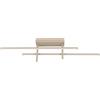 Eglo LED lampada da soffitto Trepiliano, illuminazione soggiorno, luce | soffitto corridoio, sistema di luce camera da letto in metallo color sabbia, luce calda