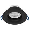 Eglo faretti da incasso Salabate, Ø 8,8 cm, spot da soffitto per bagno, alluminio nero, luce calda, neutra, fredda, IP65