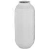 DRW Vaso da pavimento in metallo bianco 57,5x25,5x25,5 cm