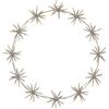 Eglo LED decorazione da finestra sospesa Flower Ring, ornamento | luminosa, lampada decorativa, acciaio bianco, plastica bianca, luce calda, IP44