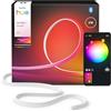 Philips Hue OmniGlow Striscia di luci micro LED. 3m, 2.700 lm, colori e atmosfera vivaci, illuminazione interna flessibile, luce uniforme, tagliabile, controllo vocale e tramite app