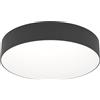 Eglo connect.z Smart-Home LED plafoniera | Gallizzi-Z, Ø 39 cm, ZigBee, opaca, controllo app e vocale Alexa, bianco caldo/freddo, RGB, dimmerabile, nero
