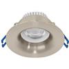 Eglo LED faretti da incasso Salabate, Ø 8,8 cm, spot da soffitto bagno, plafoniera piatta, alluminio argento, luce calda, neutra, fredda, IP65