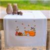 VERVACO Kit Punto Croce Prestampato Centrotavola Bosco autunnale Biancheria Da Tavola Set Fai Da Te Creativo 40 x 100 cm Kit Hobby Creativi Adulti Casa Decor Cross Stitch Runner