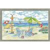 Design Works Tobin Design Works Crafts Beach Signs, 11'' x 18'' Counted Cross Stitch Kit Segni Spiaggi, Cotone, Multicolore, 11 by 18