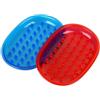 PARENCE - Set di 2 portasapone e spugne in silicone - Contagocce antiscivolo - Bagno o cucina - Colori casuali - 2 pezzi
