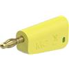 Stäubli LM-4A-39 - Connettore lamellare, diametro: 4 mm, giallo, verde, 1 pezzo