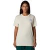 THE NORTH FACE NF0A8C4W973 W S/S Box NSE TAILGRID INFILL Relaxed Te T-Shirt Donna White Dune/Virtual Blue Taglia XL