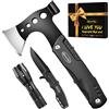 RoverTac Multitools - Set regalo 11 in 1 con ascia multiuso, torcia a LED, coltello tattico in confezione regalo I Love You, strumento regalo per marito, fidanzato, papà, attrezzatura da campeggio