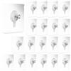 DIAONIAN 20Pcs Ganci Adesivi Per Quadri, Chiodi Per Muro, Appendi Quadri Senza Chiodi, Per Foto, Dipinti, Orologio (Versione Migliorata)