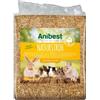 Anibest Paglia naturale, lettiera per piccoli animali, 100% naturale per tutti i roditori e piccoli animali, conigli, criceti, porcellini d'India e Co, assorbente, termoisolante, Made in Germany, 4 kg