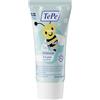 TePe Dentifricio TePe Daily Baby, senza aromi aggiuntivi, 0-6 anni, dentifricio quotidiano delicato al fluoro per bimbi piccoli per aiutare a prevenire la carie, livello di fluoro adeguato all'età