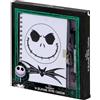 Disney Nightmare Before Christmas Jack-Confezione con Diario A5 + Penna 6 Colori, Lilla