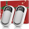 Macchiatto Scaldamani Ricaricabile USB, Scalda Mani Portatile Elettrico con 3 Livelli Di calore,Riscaldamento Rapido, Riutilizzabile,Regali di Natale per Campeggio All'aperto, Caccia