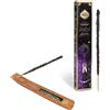 clorophilla. Maha Masala Blend Incenso in bastoncini viola - Energia del sole, della luna e delle stelle, 8 ore - incluso portaincenso Compatibile
