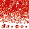 TOAOB THE ONE AND ONLY BABY TOAOB 5000 Pezzi Cristalli Decorativi Dispersione Rosso Acrilico Dimensioni Coriandoli per Vasi Matrimonio Feste Compleanni Artigianato Decorazioni Tavoli 3 mm 6 mm 10 mm