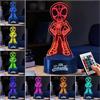 Get Trend Disney Spiderman LED Luce Notturna, USB & Alimentato a Batteria Luci con 16 Colori 4 Modalità, Lampada da Comodino con Luminosità Regolabile (Multi Spidey)