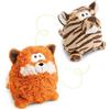 NICI Peluche Volpe con funzione reversibile 15 cm 2 in 1 - arancione - Morbido NICI - Ideale da abbracciare, per giocare e come compagno a casa, all'asilo o in viaggio | 62993