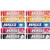 Halls Mints Mix - Mix di gusti alla menta - Fragola | Miele e limone | Originale | Anguria | Extra forte - 10 bustine da 35 g ciascuna