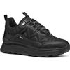 Geox Donna D SPHERICA ACTIF X2 Sneaker, Nero, 38 EU, Nero, 38 EU