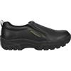 Roper Mens Performance Sport Slip-On Black Smooth Leather Loafer Shoes 9.5 W