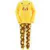 Pokémon Pigiama per Ragazzi, Set 2 Pezzi con Maglietta e Pantaloni Lunghi per Adolescenti, Pikachu Pigiama in Morbido Pile, Taglie 10 a 16 Anni (IT, età, 14 Anni, Regular, Giallo)