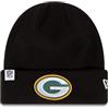 New Era Green bay Packers Loop Label Knit Beanie NFL Berretto Nero