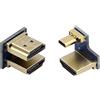 Chenyang Confezione da 2 Connettori HDMI a Micro HDMI Angolata da 180 Gradi per Raspberry PI 3B/3B+/4B