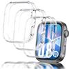 Seltureone 3 Pezzi Cover Protettiva Compatibile per Huawei Watch Fit 4, TPU Flessibile Alta Trasparenza Protezione Integrale Antigraffio Antiurto - Trasparente