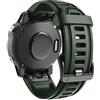 ANBEST Cinturino per Garmin Fenix 6S Pro/7S Pro/5S, 20 mm, cinturino in silicone Quick Fit per Fenix 7S/6S/5S Plus/Epix Pro 42 mm/Descent MK2S/D2 Delta S (verde milite)