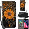 PHINIENLAND Cover per iPhone 7/8 / iPhone SE 2020/2022 Case PU Pelle Custodia [Kickstand] [Chiusura magnetica] [Slot per Schede], Portafoglio Flip Custodia per iPhone SE,Crisantemo