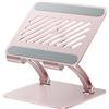 tounee Supporto per Tablet, Supporto da Scrivania in Alluminio Regolabile con Doppia Barra, Compatibile con iPad, Tablet Surface, Monitor Portatili, Kindle e Altro (4,7-16,5) (Rosa)